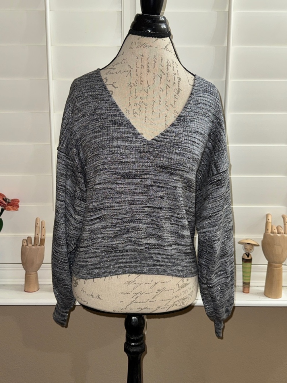 Free People Float On Metallic Sweater